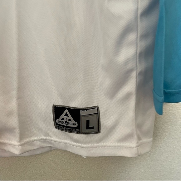 New in package Houston push warmup long sleeve white jersey sz.L - Picture 3 of 4